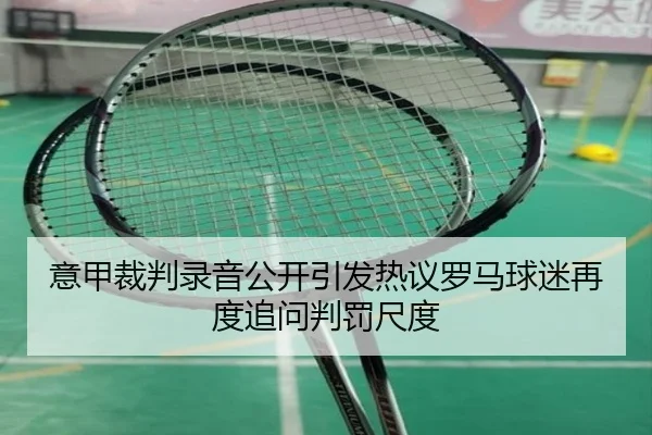 意甲裁判录音公开引发热议罗马球迷再度追问判罚尺度
